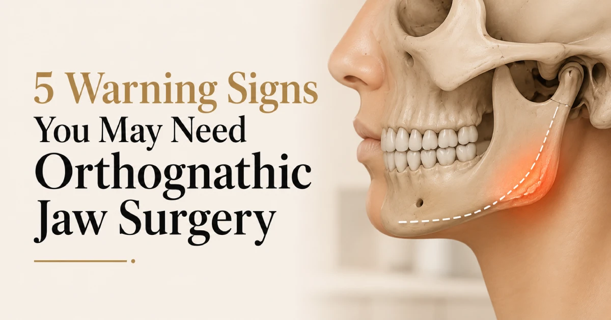 5 Warning Signs You May Need Orthognathic Jaw Surgery
