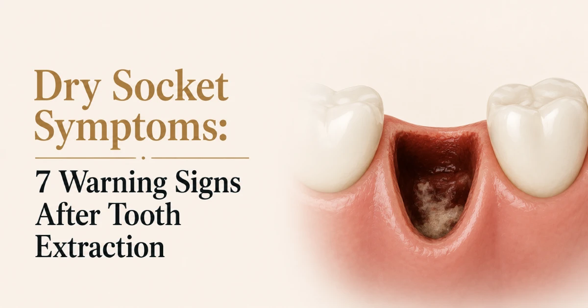 Dry Socket Symptoms: 7 Warning Signs After Tooth Extraction